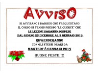 SCUOLA TENNIS