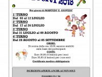 CORSI DI TENNIS ESTIVI 2018