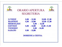 VARIAZIONE APERTURA SEGRETERIA