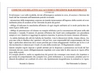 COMUNICATO del 1 OTTOBRE