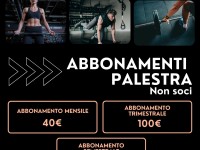 ABBONAMENTI PALESTRA INVERNALE